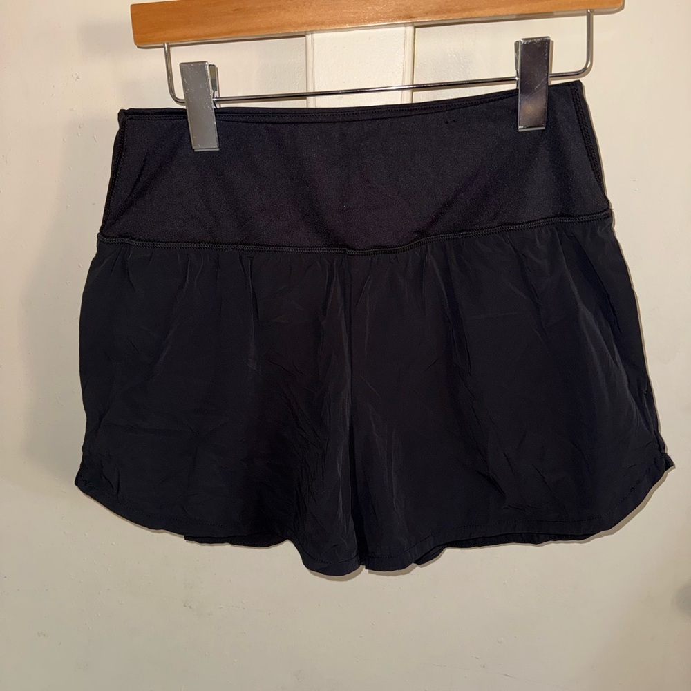 Women's Black Athletic Skort with Wide Waistband NWOT